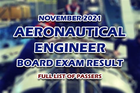 board exam aeronautical engineering|FULL RESULTS: November 2021 Aeronautical .